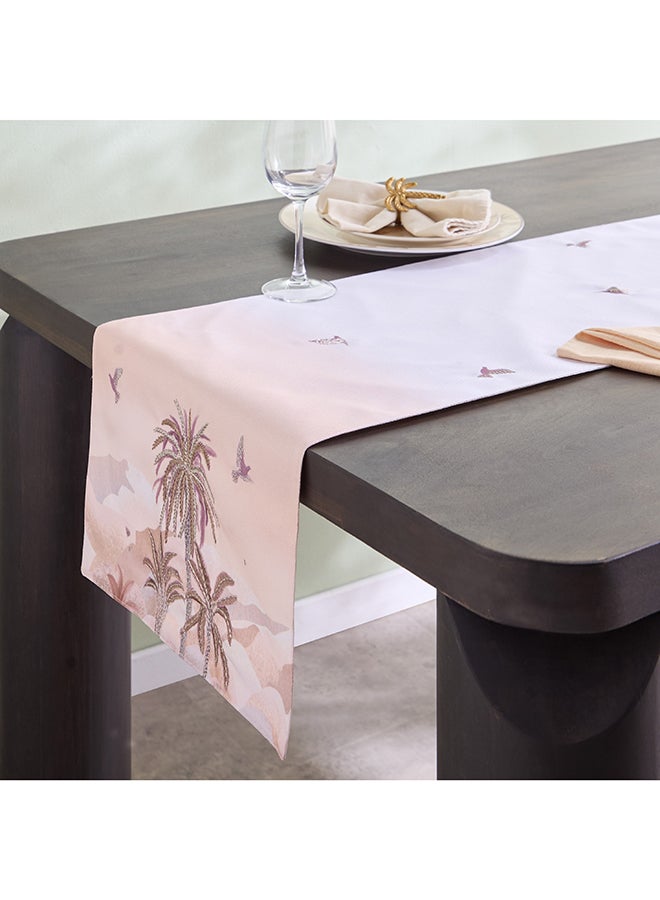 Home Box Sahara Oasis Table Runner Blush 33x180cm - Image 1